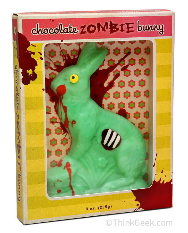 chocolate bunny joke. The Chocolate Zombie Easter